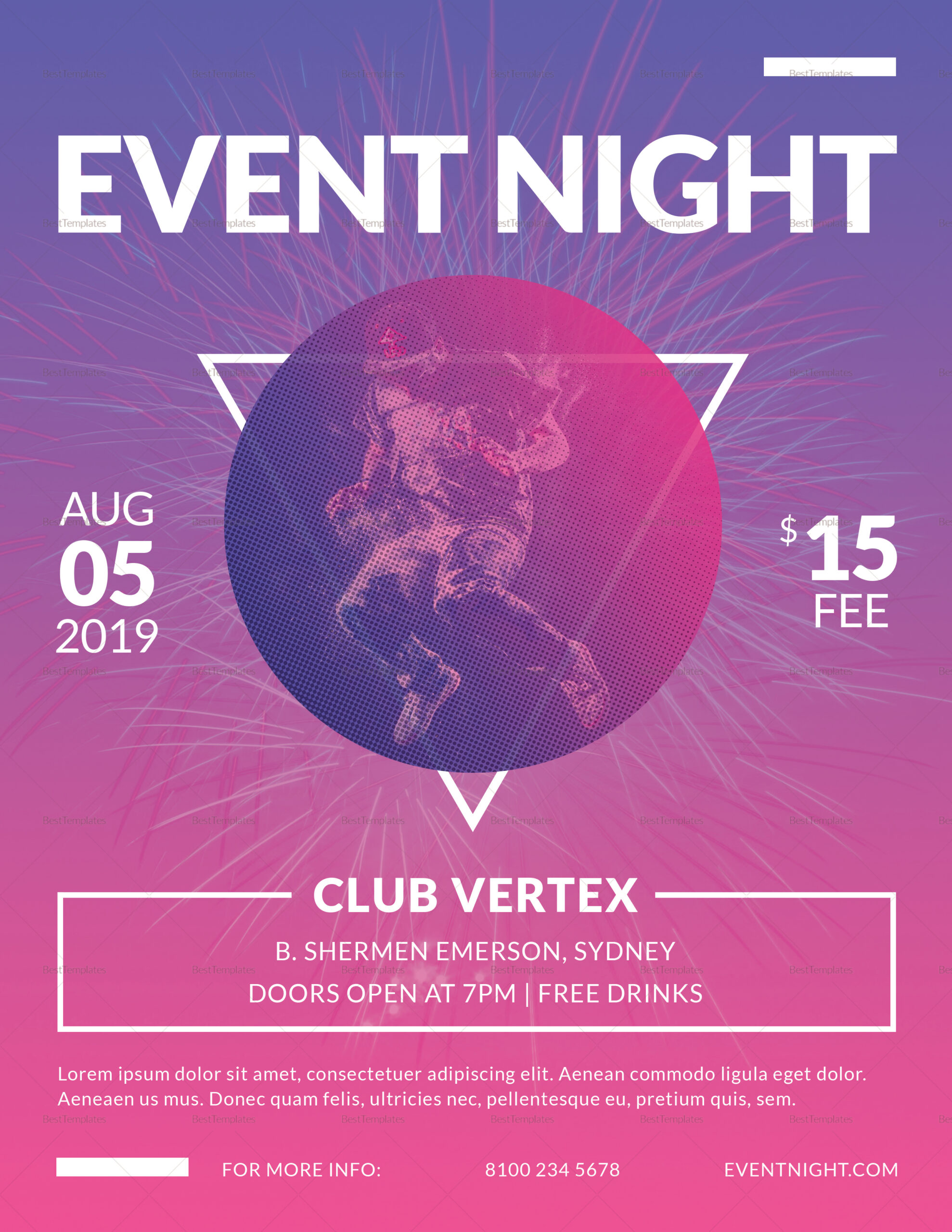 Event Flyer Template Example