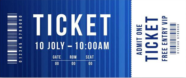 Event Ticket Template Sample Event Ticket Template Sample