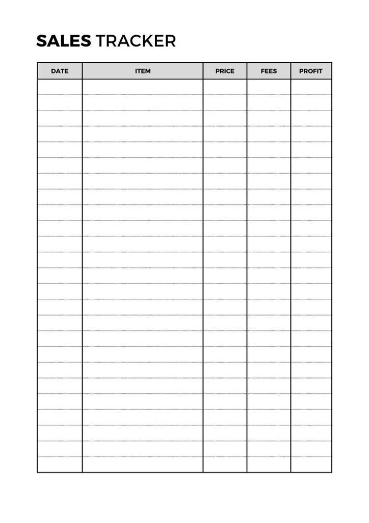 Property Agent Sales Commission Log Template