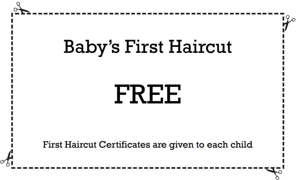 Printable First Haircut Certificate - First Haircut Certificate Pdf Free 1024x625 