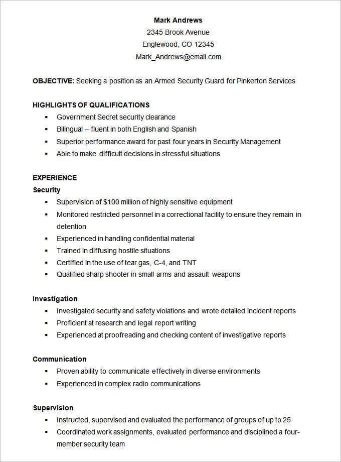 Functional Resume Template Functional Resume Template