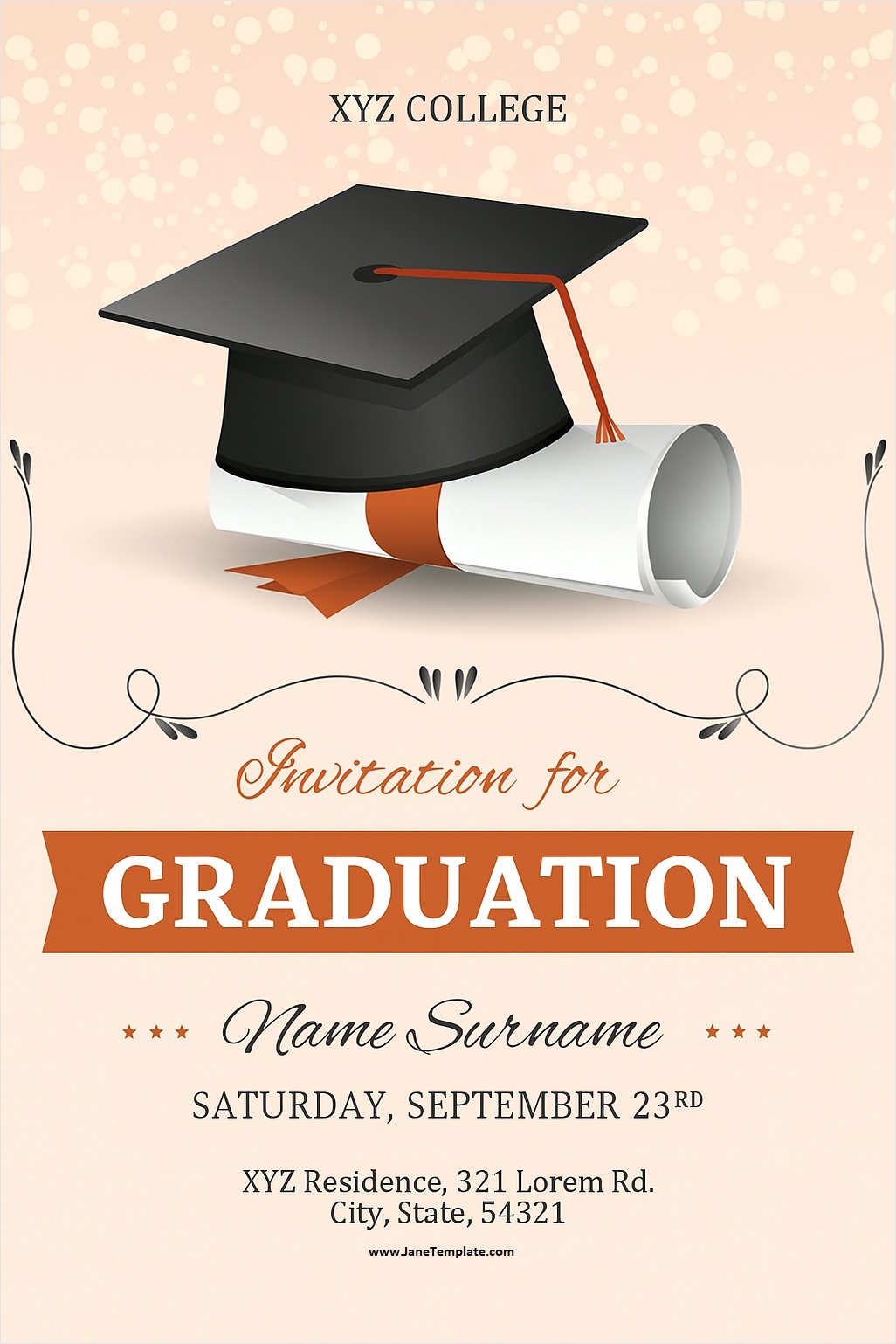 Graduation Party Invitation Template Graduation Party Invitation Template