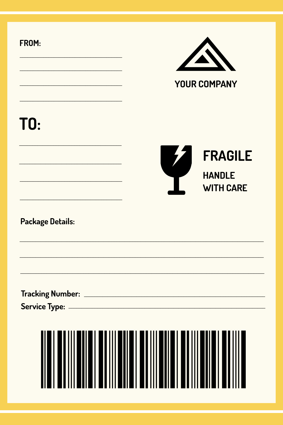 Mailing Label Template