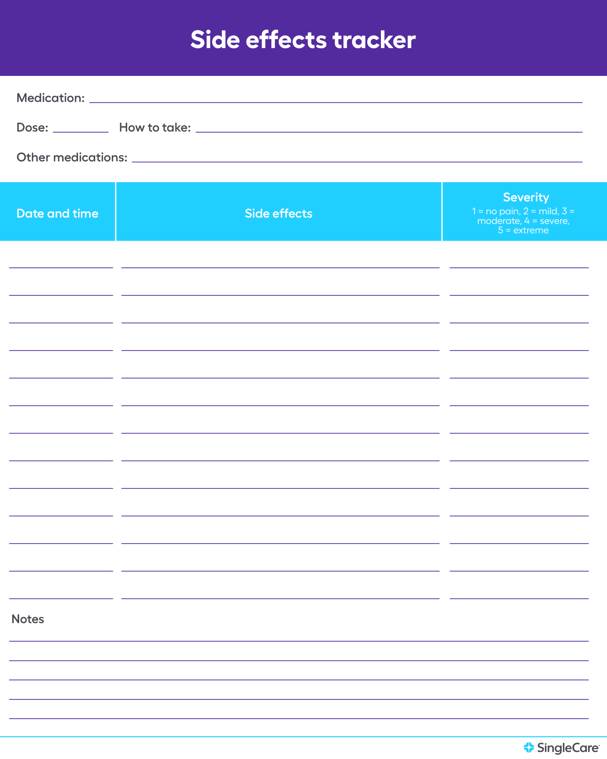 Medication Schedule Template