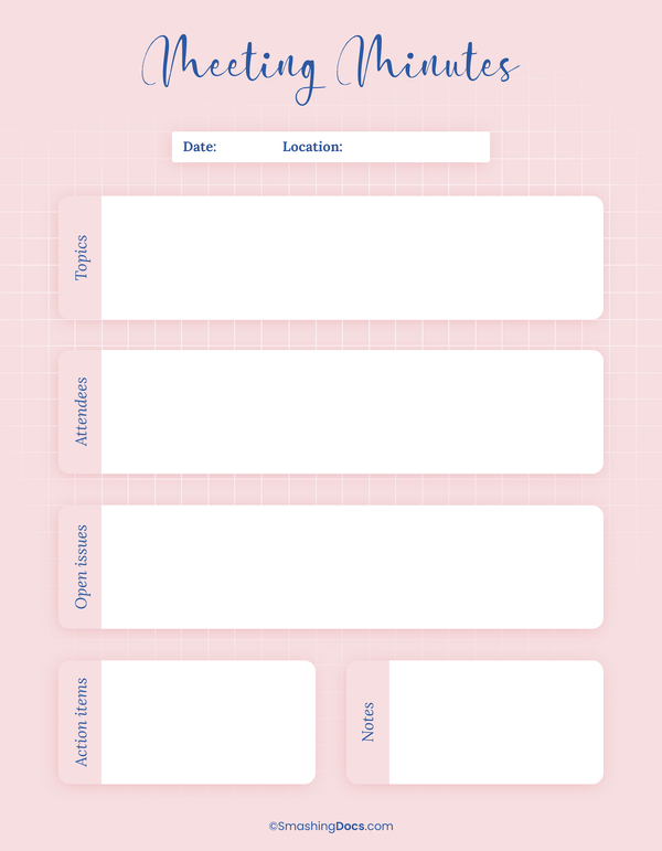 Meeting Notes Template