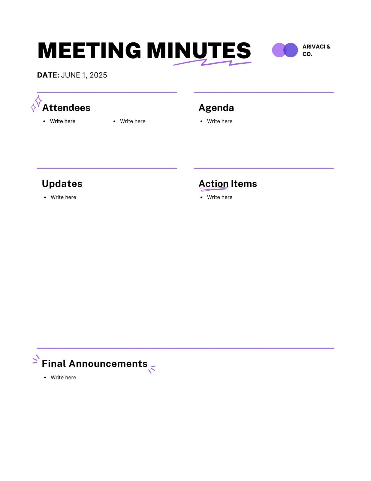 Meeting Notes Template