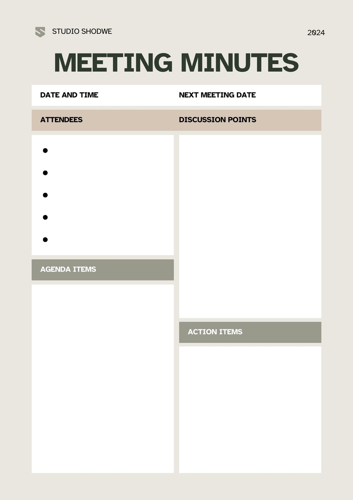 Meeting Notes Template