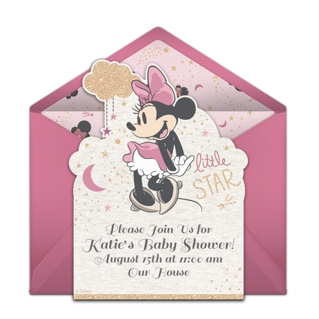 Mickey Mouse Baby Shower Invitation Template