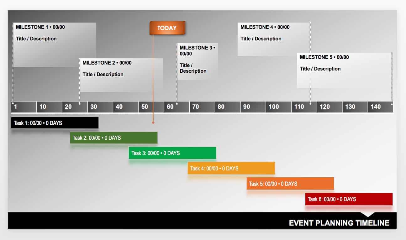 Monthly Timeline Template