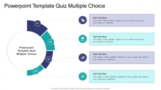 Multiple Choice Quiz Template