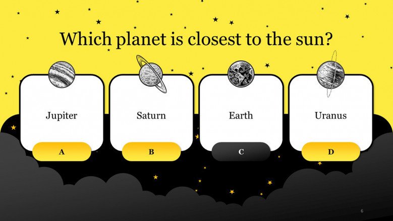 Multiple Choice Quiz Template