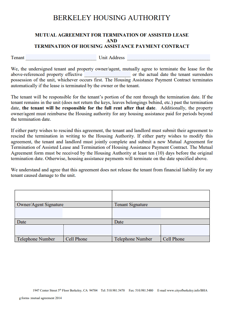 Mutual Agreement Template Between Two Parties