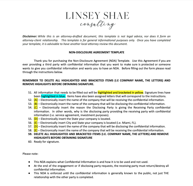 Mutual Confidentiality Agreement Template