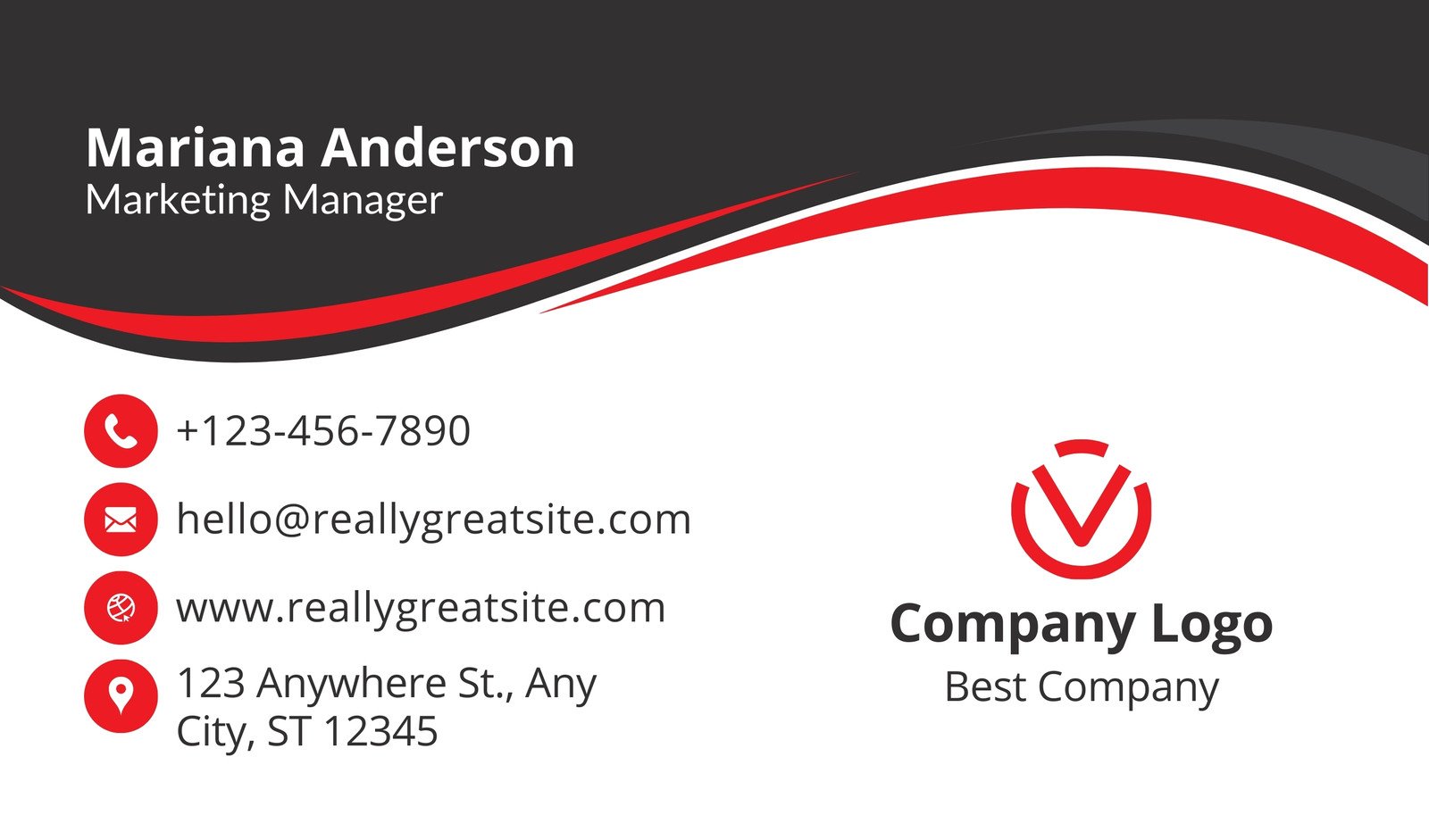 Name Card Template