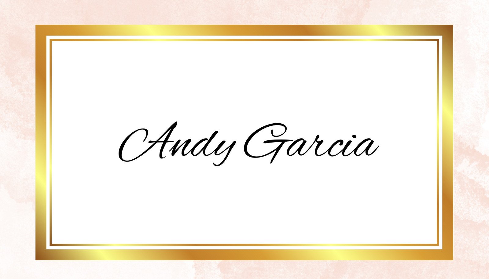 Name Tag Template