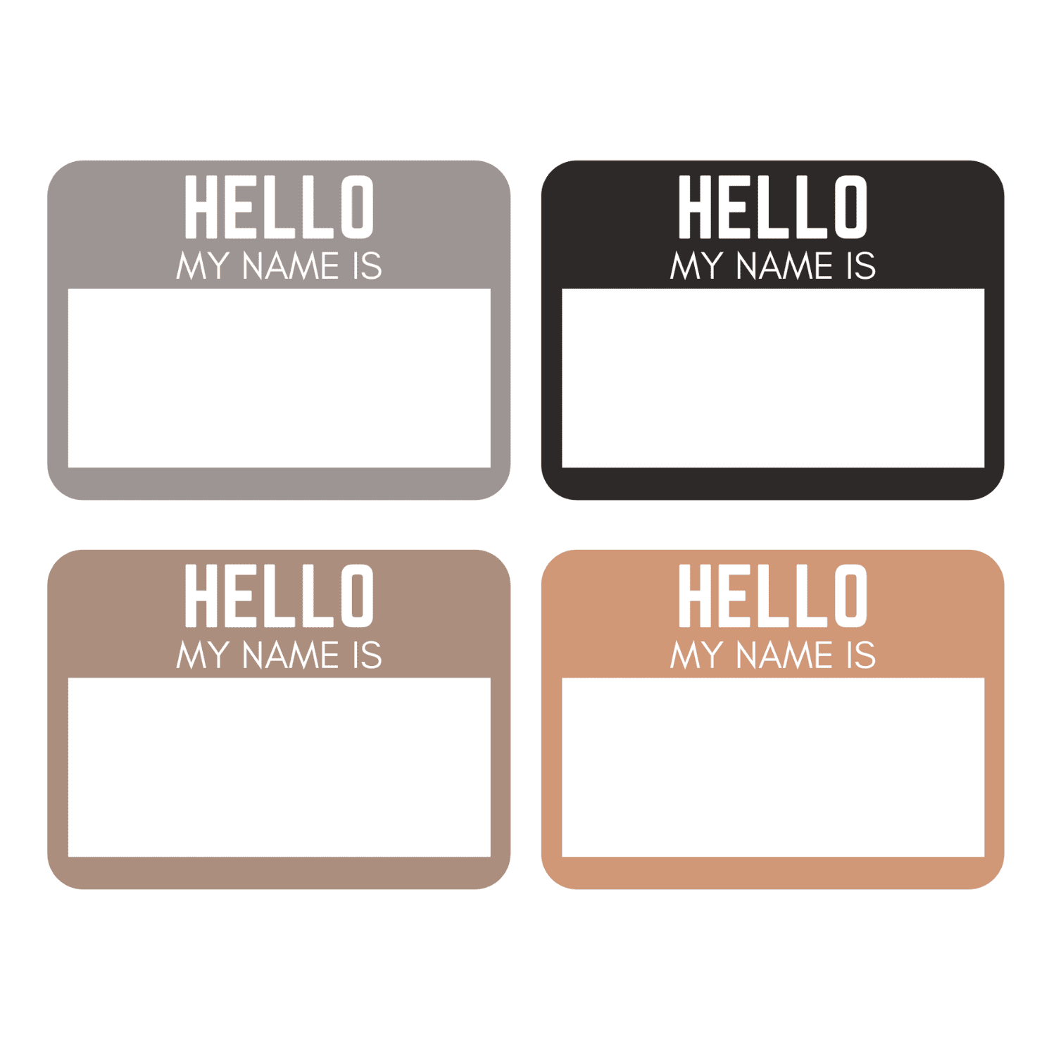 Name Tag Template