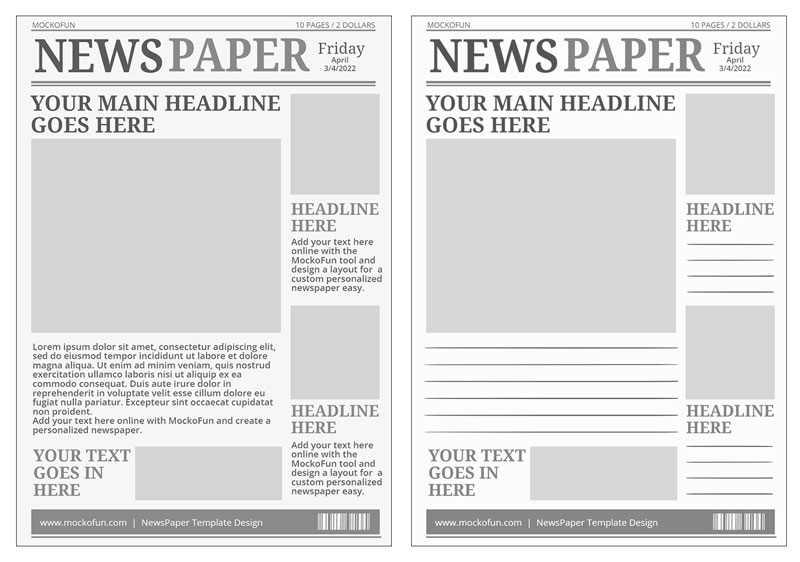 Newspaper Template