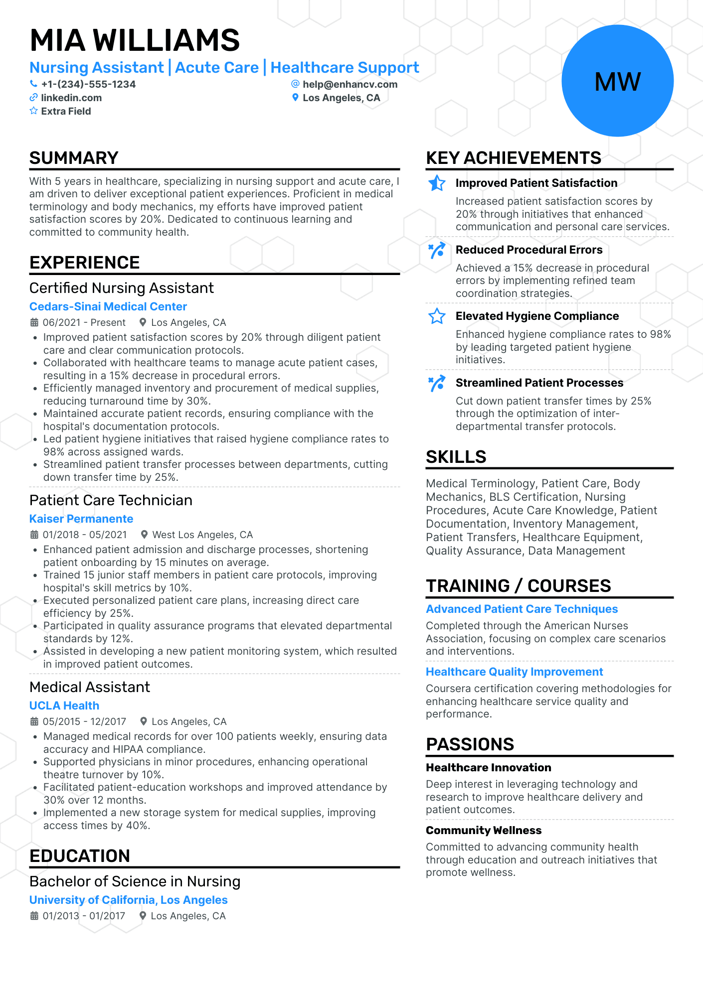 Nursing Student Resume Template