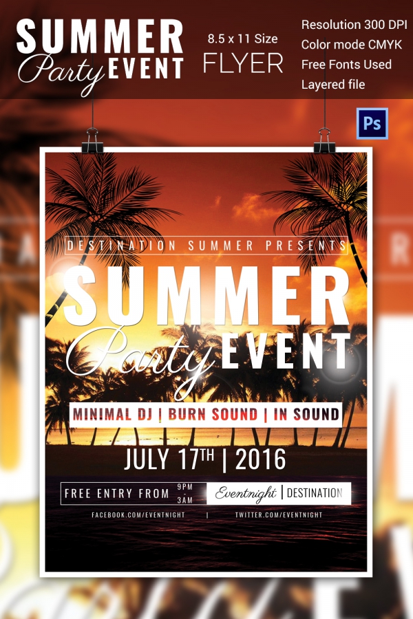 Printable Event Flyer Template
