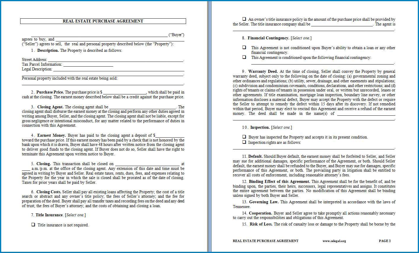 Property Sale Agreement Template Property Sale Agreement Template