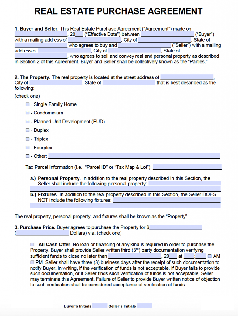 Real Estate Sale Agreement Template Real Estate Sale Agreement Template