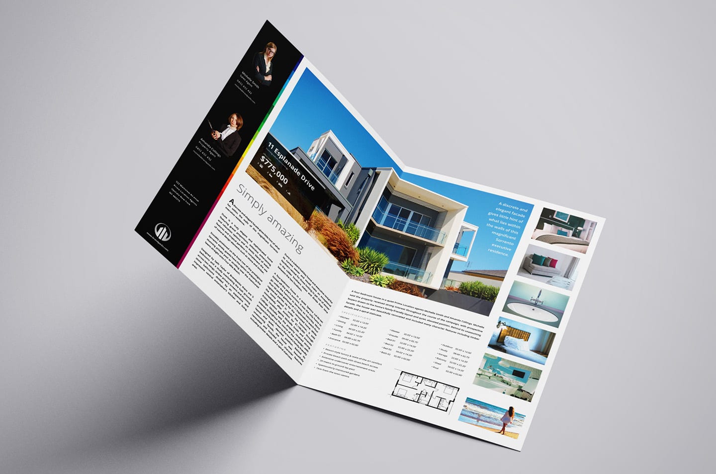 Sample of Printable Real Estate Brochure Template