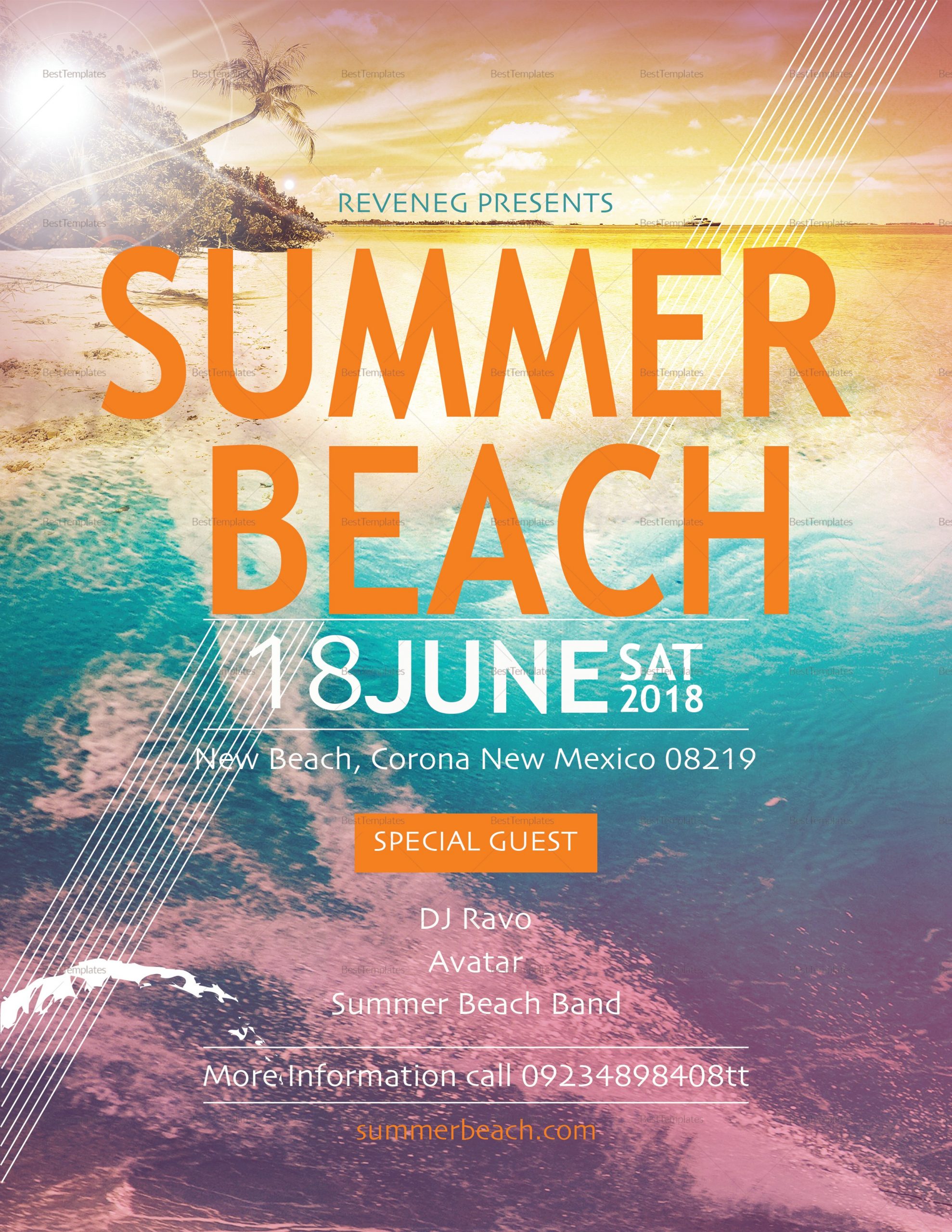Simple Event Flyer Template Simple Event Flyer Template